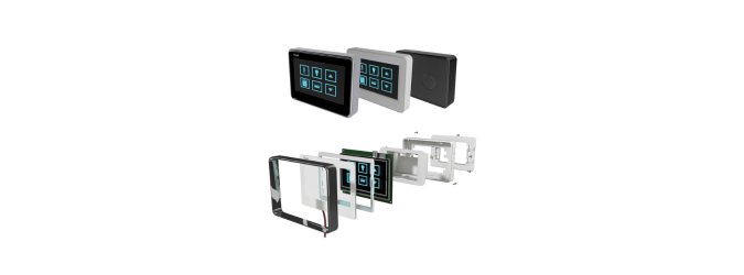 itouch hand held or wall mounted enclosure from Hitaltech